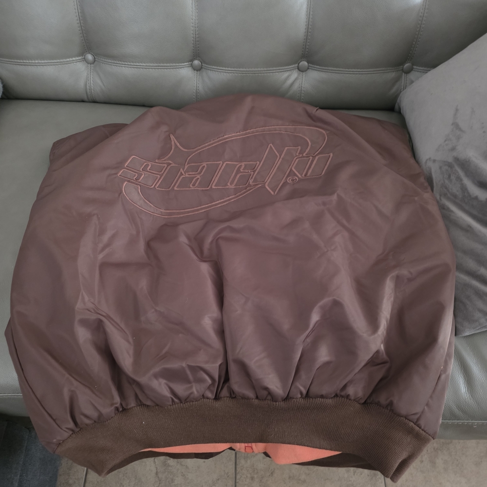 Brown Military-Style Field Jacket